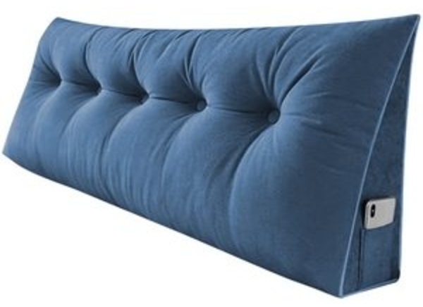 JEOBEST Rückenkissen Dreieckiges Lesekissen, Keilkissen mit Seitenfach, 1-tlg, 160cm breit, Kissen mit abnehmbarem und waschbarem Bezug Bild 6