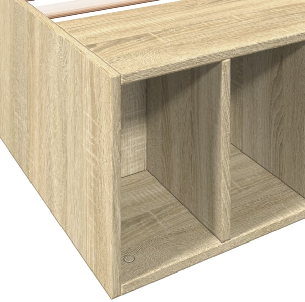 vidaXL Bettgestell Sonoma-Eiche 90x190 cm Holzwerkstoff 3280617 Bild 6