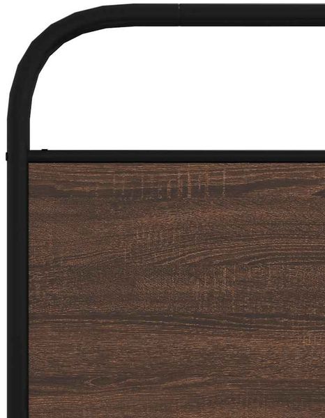 vidaXL Bettgestell ohne Matratze 107x203 cm Braun Eichen-Optik 4100303 Bild 8