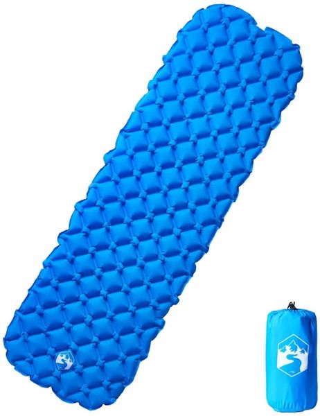 vidaXL Aufblasbare Isomatte Blau 190x58x6 cm 4007115