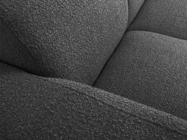 Micadoni Ecksofa Molino 5-Sitzer Boucle Baloo Dunkelgrau Bild 4