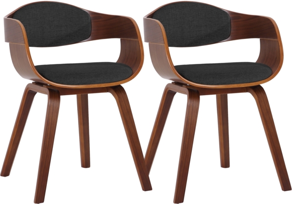 2er Set Stühle Kingston Stoff [320727]