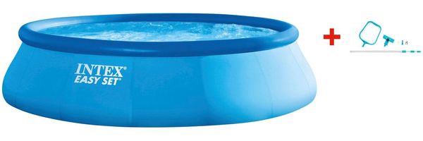 Intex Rundpool »EasyPool« 366x76 cm (Set), inkl. hochwertigem Intex Pool-Reinigungsset
