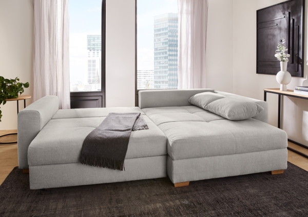 Job 'Kampen KPL' Wohnlandschaft, Chenille grau Bild 2