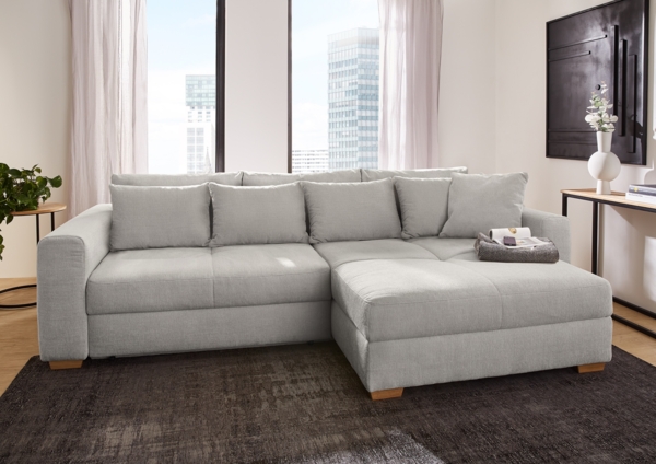 Job 'Kampen KPL' Wohnlandschaft, Chenille grau Bild 1