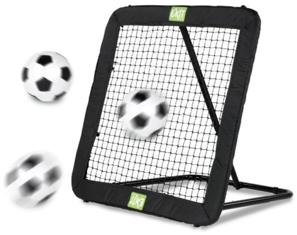 EXIT Kickback Rebounder L Rechteckig Verstellbarer Winkel Omni-Trainer Schwarz