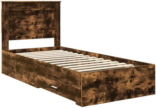 vidaXL Bettgestell mit Schubladen mit Kopfteil Holzwerkstoff 3410362 Bild 3