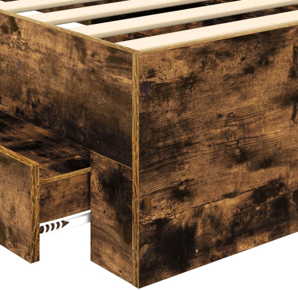 vidaXL Bettgestell mit Schubladen mit Kopfteil Holzwerkstoff 3410362 Bild 9