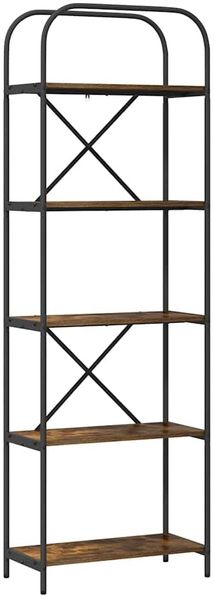 Bücherregal | Standregal Geräucherte Eiche 60 x 30 x 183 cm Holzwerkstoff