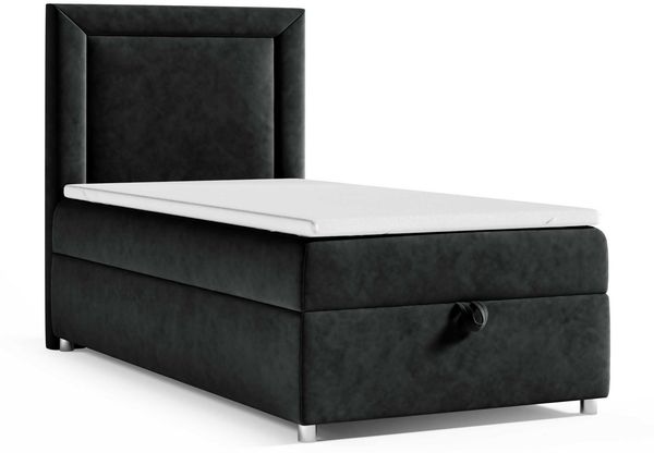 Best For Home Trinity K3 Einzelbett: Boxspringbett mit Bonnell-Federkern, Matratze und Stauraum