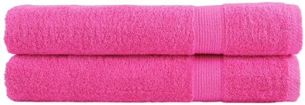 vidaXL Premium-Saunatücher SOLUND 2 Stk. Rosa 80x200 cm 600 g/m² 137530