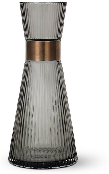 Rosendahl Wasserkaraffe Grand Cru in Smoke, 1 Liter, Aus mundgeblasenem Glas