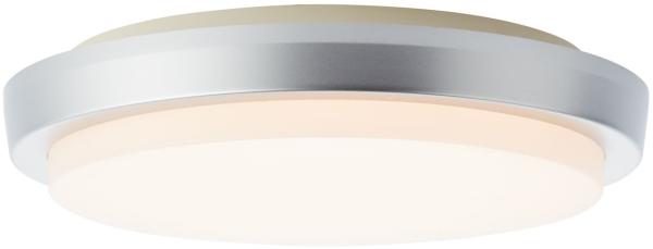 BRILLIANT Devora LED Außenwandleuchte 28cm silber | 1x LED integriert, 12W LED integriert, (Lichtstrom: 1600lm, Lichtfarbe: 3000K)