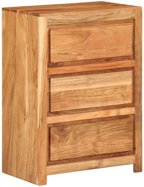vidaXL Schubladenschrank 55x33x75 cm Massivholz Akazie 4008894