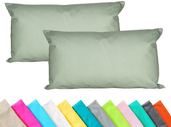 JACK Kissenbezüge JACK 2er Set 30x50 cm Outdoor Hülle Wasserfest, (2 Stück), robust und strapazierfähig, Wasserabweisend, für Innen & Außen
