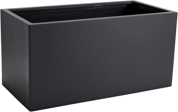 VIVANNO Pflanzkübel Fiberglas MAXI Kasten - Anthrazit Matt (1 St), 60x30x30 cm