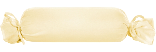 biberna Feinjersey-Kopfkissenbezug, gelb, 15x40 cm