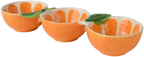 3er. Tapas-Schale Orange SUMMER