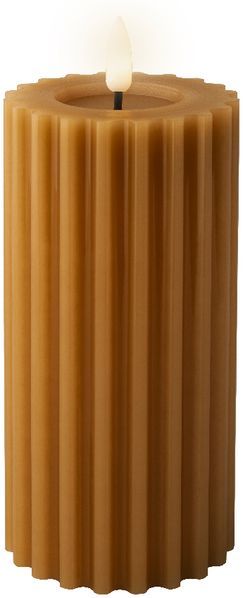 LED Echtwachskerze STRIPE