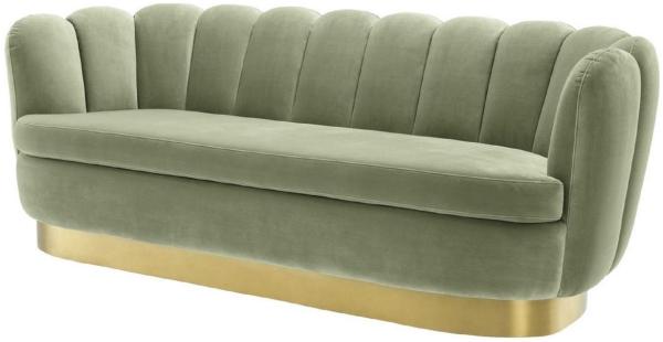 EICHHOLTZ Sofa Mirage Savona Pistache Green Velvet