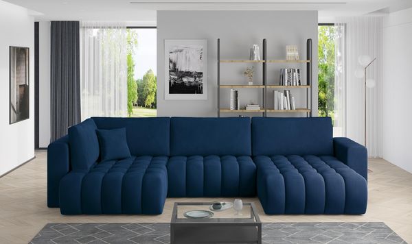 Wohnideebilder Bonito Dunkelblau Ecksofas & Eckcouches CO-BON-RT-40NU