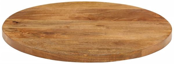 vidaXL Tischplatte Ø 40x2,5 cm Rund Massivholz Mango 370070 Bild 3