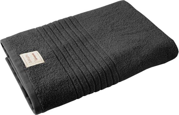 Bio Baumwolle Handtücher - alle Größen & Trendfarben Duschtuch, 70x140 cm, anthrazit