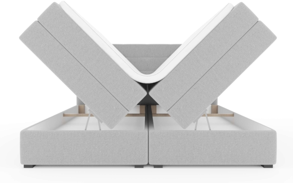 99rooms Dante Boxspringbett Velours KRONOS Gelb Taschen-Federung 160x200 cm Bild 3