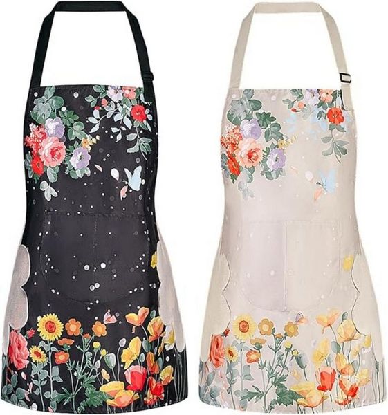 Agger Kochschürze Florale Schürzen zum Kochen Backen Gartenar