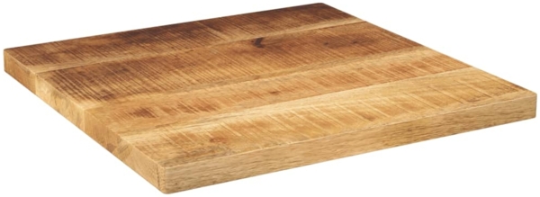 vidaXL Tischplatte 50x50x2,5 cm Quadratisch Raues Massivholz Mango 371315