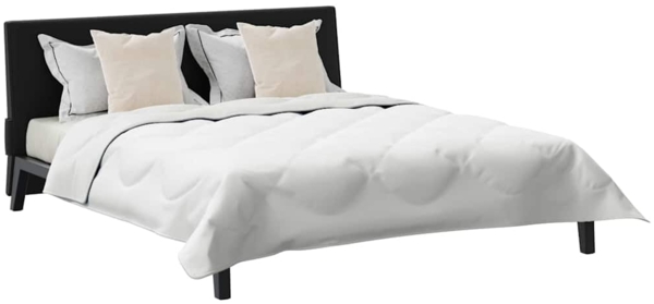 vidaXL Bettdecke mit Kissen 3 pcs Weiß Mikrofaser 3378138 Bild 2