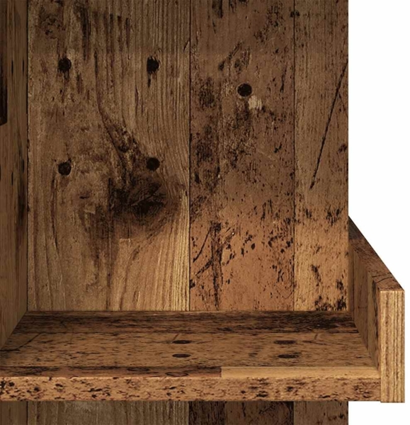 vidaXL Bartisch mit Regal Altholz-Optik 100x48x101,5 cm 856758 Bild 6