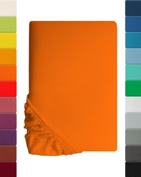 Kinder Jersey Spannbettlaken, Spannbetttuch, Lavea Serie Maya, 60x130 cm | 70x140 cm, Abendrot, 100% Baumwolle, hochwertige Verarbeitung, mit Gummizug