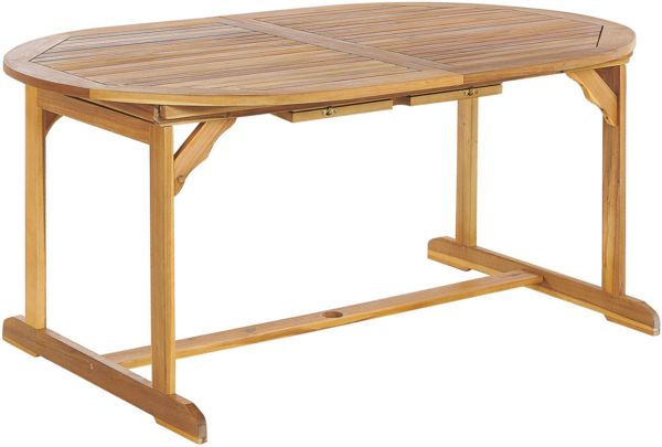 Gartentisch Holz Hellbraun MAUI Bild 4