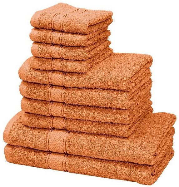 BETTWARENSHOP Handtuch Set Miko, Frottee (Set, 10-St)