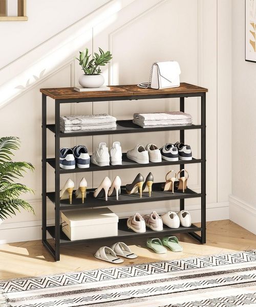 Hoobro Schuhregal, 75x28,5x75 cm, Flur Schuhaufbewahrung