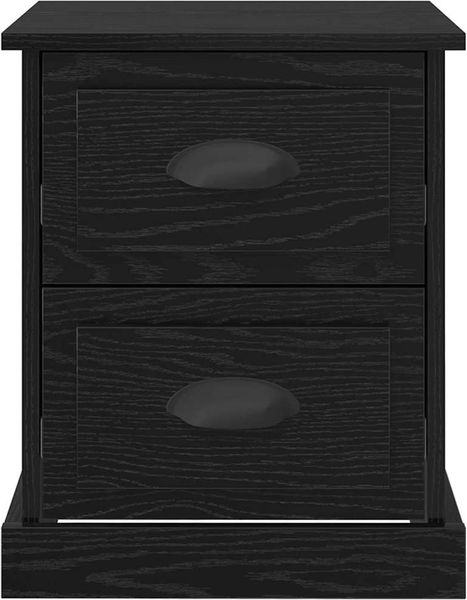 vidaXL Nachttisch Schwarz Eichen-Optik 39 x 39 x 47,5 cm Holzwerkstoff 881332 Bild 6