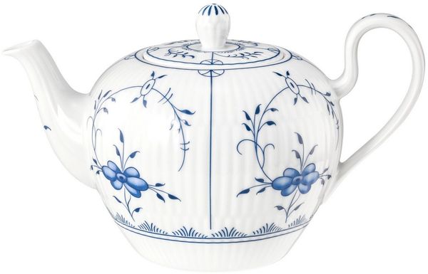 Seltmann Weiden Kanne Amina Strohblume, 0,75 l, (1-St), Kaffeekanne, Teekanne mit Relief