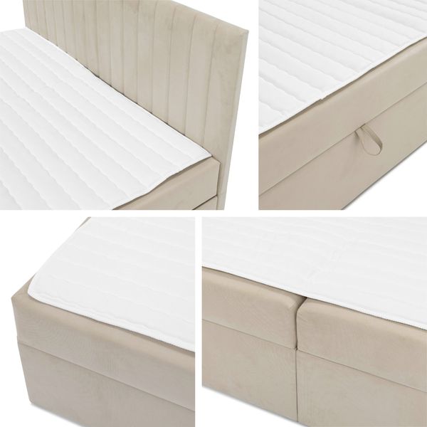 Boxspringbett Tirulo (Farbe: Polo 889, Größe: 180 x 200) Bild 6