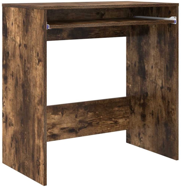 vidaXL Schreibtisch Geräucherte Eiche 77,5 x 43 x 79 cm Holzwerkstoff 869518