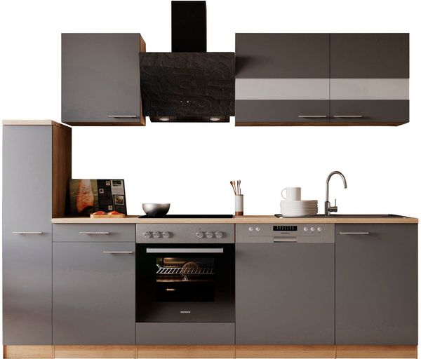 RESPEKTA Küche Merle, Breite 250 cm, mit Soft-Close, in exklusiver Konfiguration für OTTO