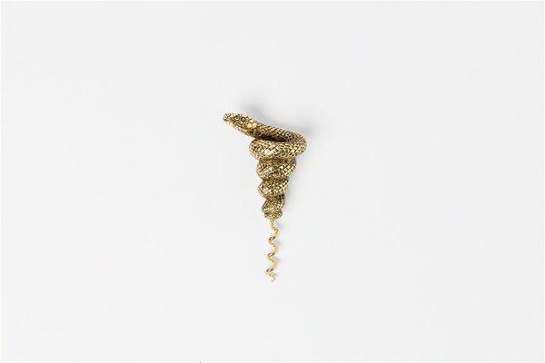DOIY Korkenzieher Mamba, (Schlangenform, 1 tlg, Zinklegierung), ca. 5,5 x 3,3 x 10,5 cm