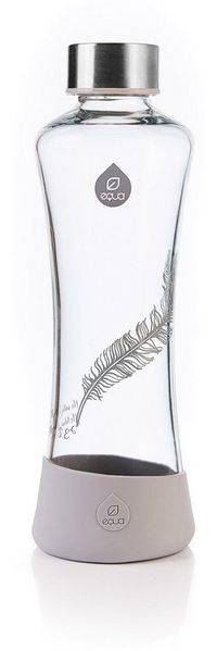 equa Trinkflasche Equa Feather, Borosilikatglas, 550 ml