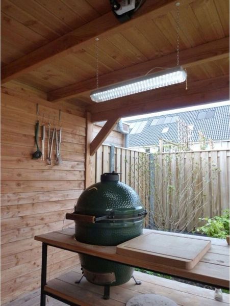 Luxform LED Deckenleuchte Luxform Solar Leiste Wandleuchte Deckenleuchte 1000 Lumen Mendoza, LED wechselbar, Deckenlampe mit LED und Solarpanel