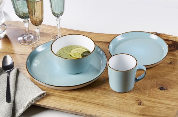 Speiseteller Visby hellblau Bild 2