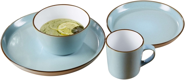 Speiseteller Visby hellblau Bild 3