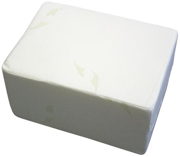 IWH Bandscheibenwürfel Stufenlagerungswürfel 55 x 40 x 30 cm Aloe Vera weiß