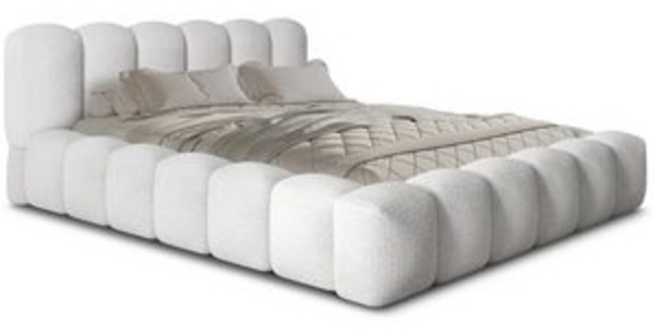 wonello Polsterbett Milia 1 (das Original), Bett mit Bettkasten und Lattenrost – eleganter Boucle-Stoff Bild 6