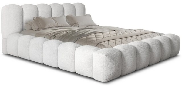 wonello Polsterbett Milia 1 (das Original), Bett mit Bettkasten und Lattenrost – eleganter Boucle-Stoff Bild 4