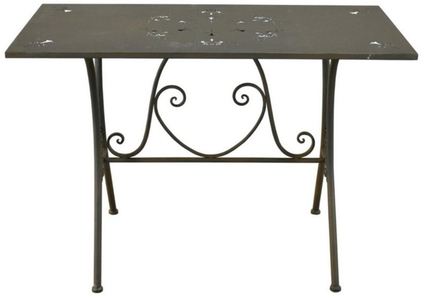 HTI-Living Gartentisch Gartentisch 110 Lily (Stück, 1-St, 1 Gartentisch), Metalltisch Terrassentisch